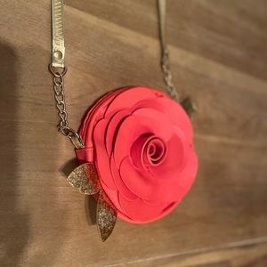 Red rose purse